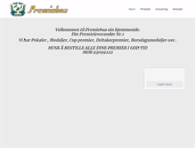 Tablet Screenshot of premiebua.no